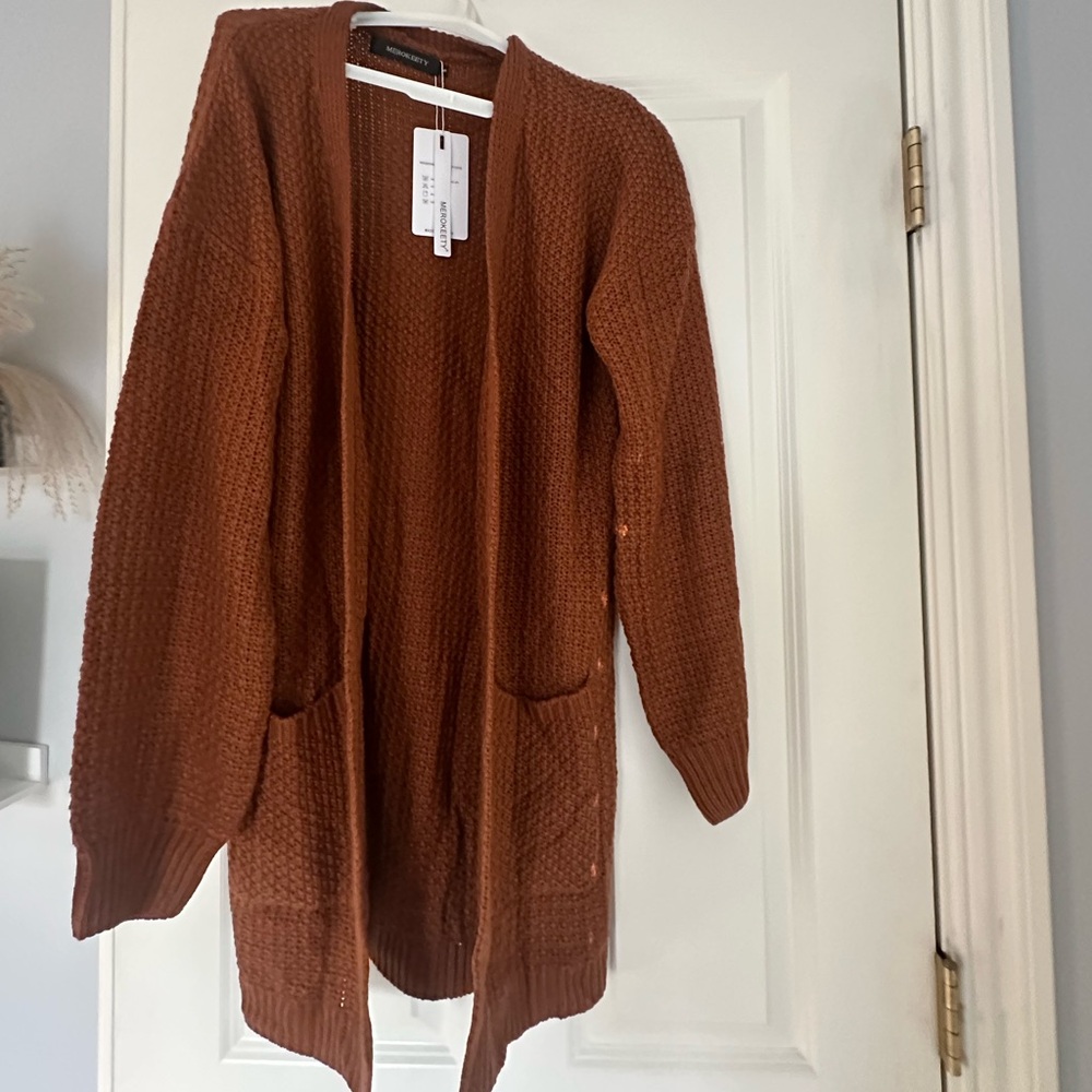 Brown women’s cardigan